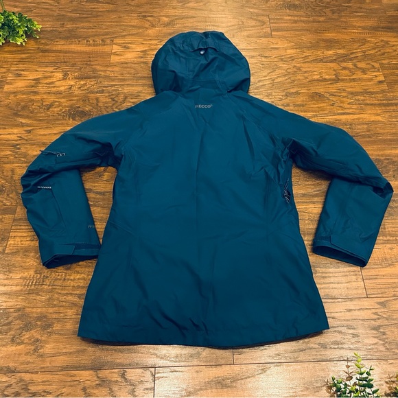 NWT PATAGONIA Womens 3-in-1 Powder Town Zip Up Coat Jacket Lagom Blue Hooded - Picture 6 of 8